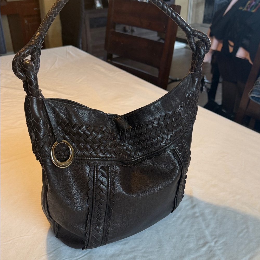 Elliott Lucca Brown Leather Hobo Bag - Picture 2 of 6